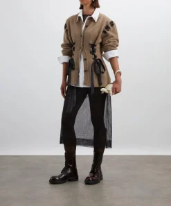 Simone Rocha Knitwear^Sculpted Ribbon Corset Cardigan