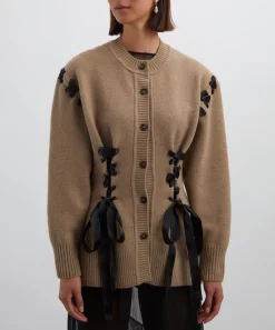Simone Rocha Knitwear^Sculpted Ribbon Corset Cardigan