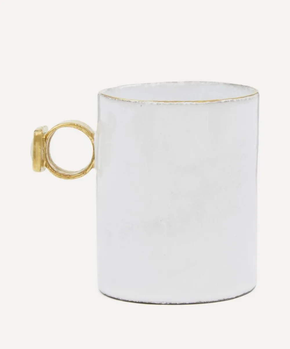 Astier de Villatte Mugs^Serena Right Eye Cup