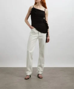 Aje Tops^Serene Asymmetric Gathered Top