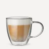 Bialetti Mugs^Set of 2 Capri Double Walled Glass Mugs