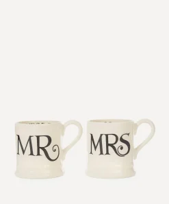 Emma Bridgewater Mugs^Set of Two Mr. and Mrs. Mugs