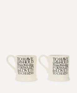 Emma Bridgewater Mugs^Set of Two Mr. and Mrs. Mugs