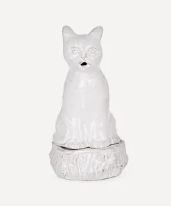 Astier de Villatte Candles & Candle Holders^Setsuko Cat Glazed Terracotta Incense Holder