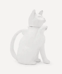 Astier de Villatte Glass & Drinksware^Setsuko Large Cat Teapot