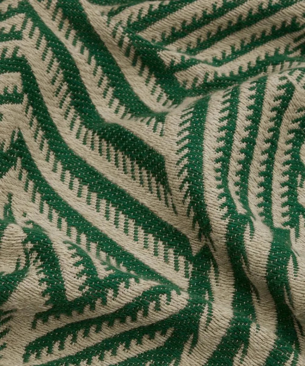 Liberty Interiors Furnishing Fabrics^Shadow Stripe Weave in Amalfi