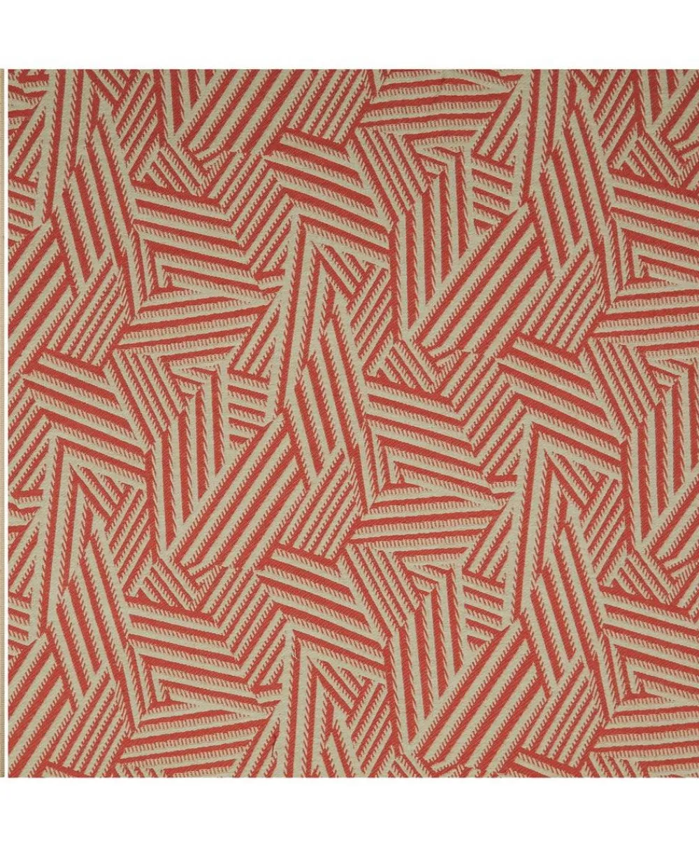 Liberty Interiors Furnishing Fabrics^Shadow Stripe Weave in Vesuvio
