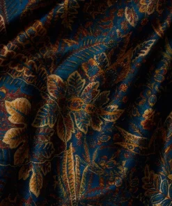 Liberty Interiors Furnishing Fabrics^Shand Voyage Vintage Velvet in Lapis