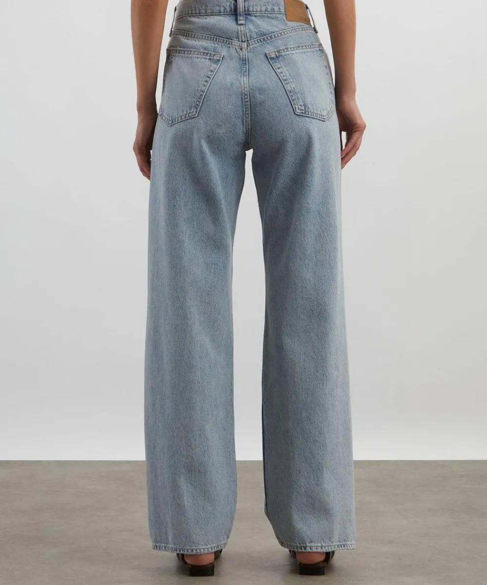 Rag & Bone Jeans^Shea Relaxed Straight Jeans in Calhe