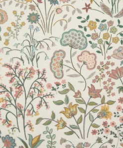 Liberty Interiors Furnishing Fabrics^Shepherdly Flowers Cotton in Lichen