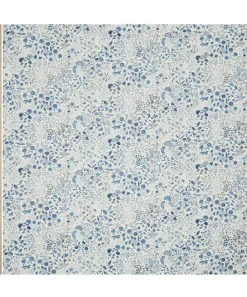 Liberty Interiors Furnishing Fabrics^Shepherdly Flowers Cotton in Lapis
