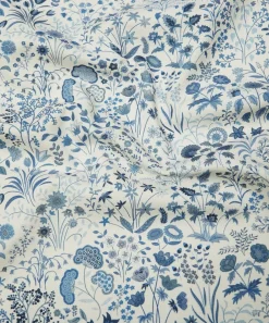 Liberty Interiors Furnishing Fabrics^Shepherdly Flowers Cotton in Lapis
