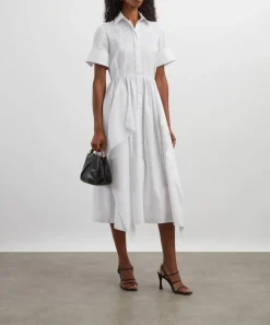 Erdem Dresses^Short-Sleeve Midi Shirt Dress