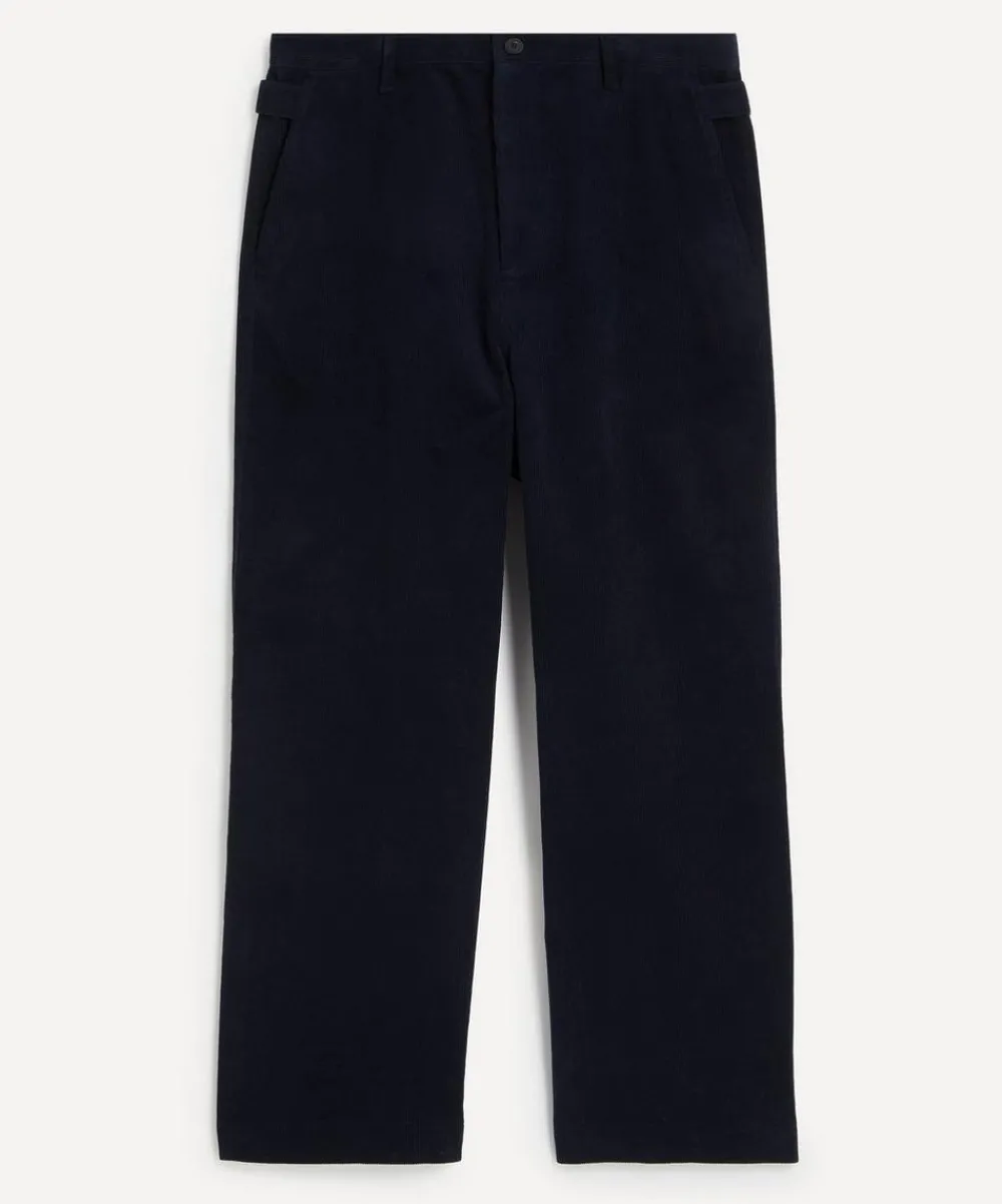 Le17septembre Trousers^Side Button Corduroy Trousers