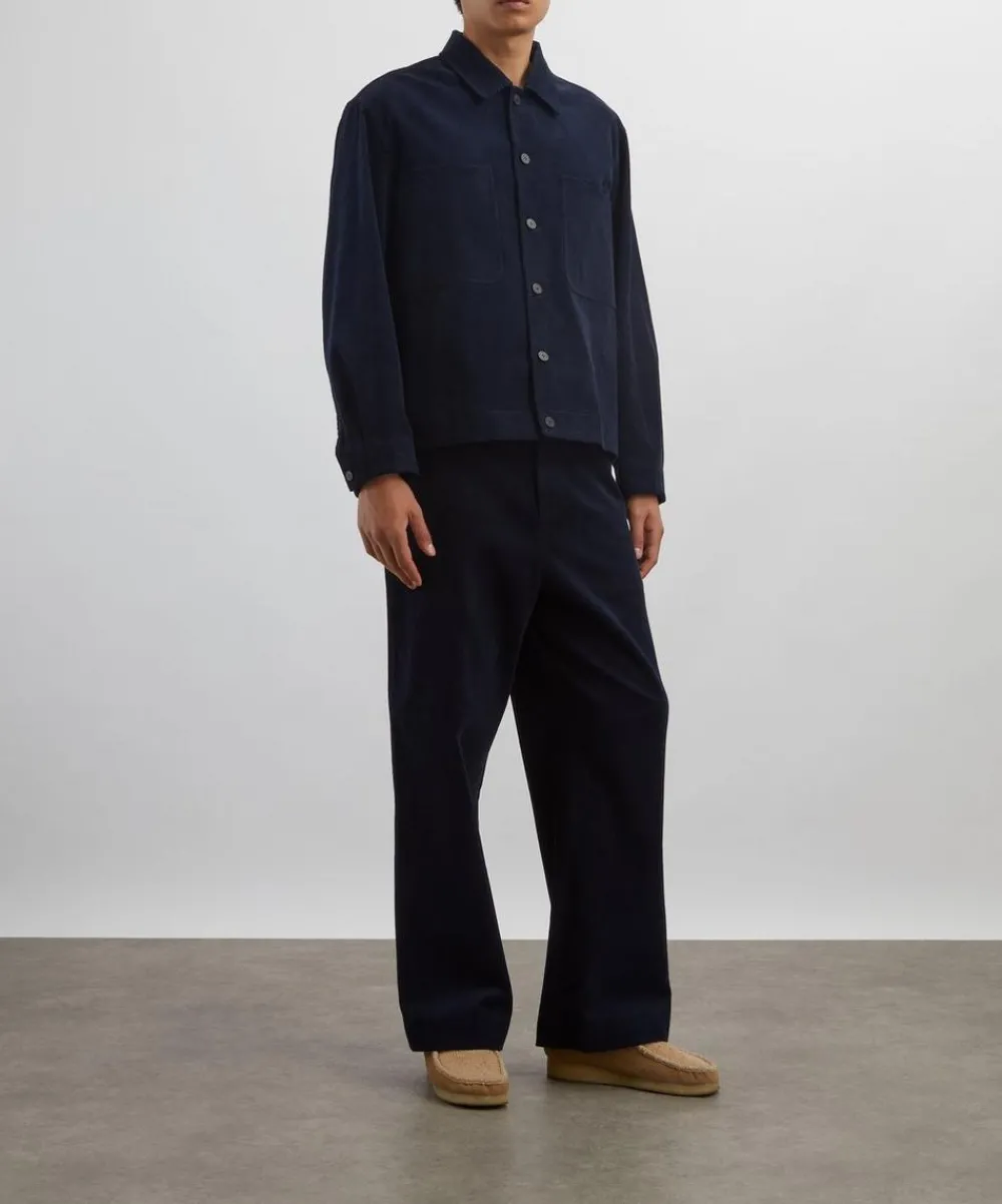 Le17septembre Trousers^Side Button Corduroy Trousers