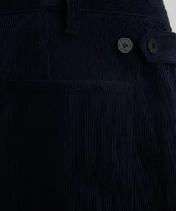 Le17septembre Trousers^Side Button Corduroy Trousers