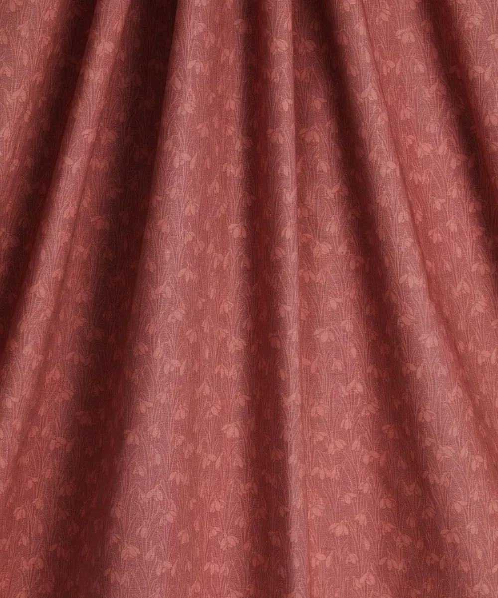 Liberty Fabrics Cotton For Quilting^Sienna Red Snowdrop Spot Lasenby Quilting Cotton