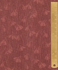 Liberty Fabrics Cotton For Quilting^Sienna Red Snowdrop Spot Lasenby Quilting Cotton