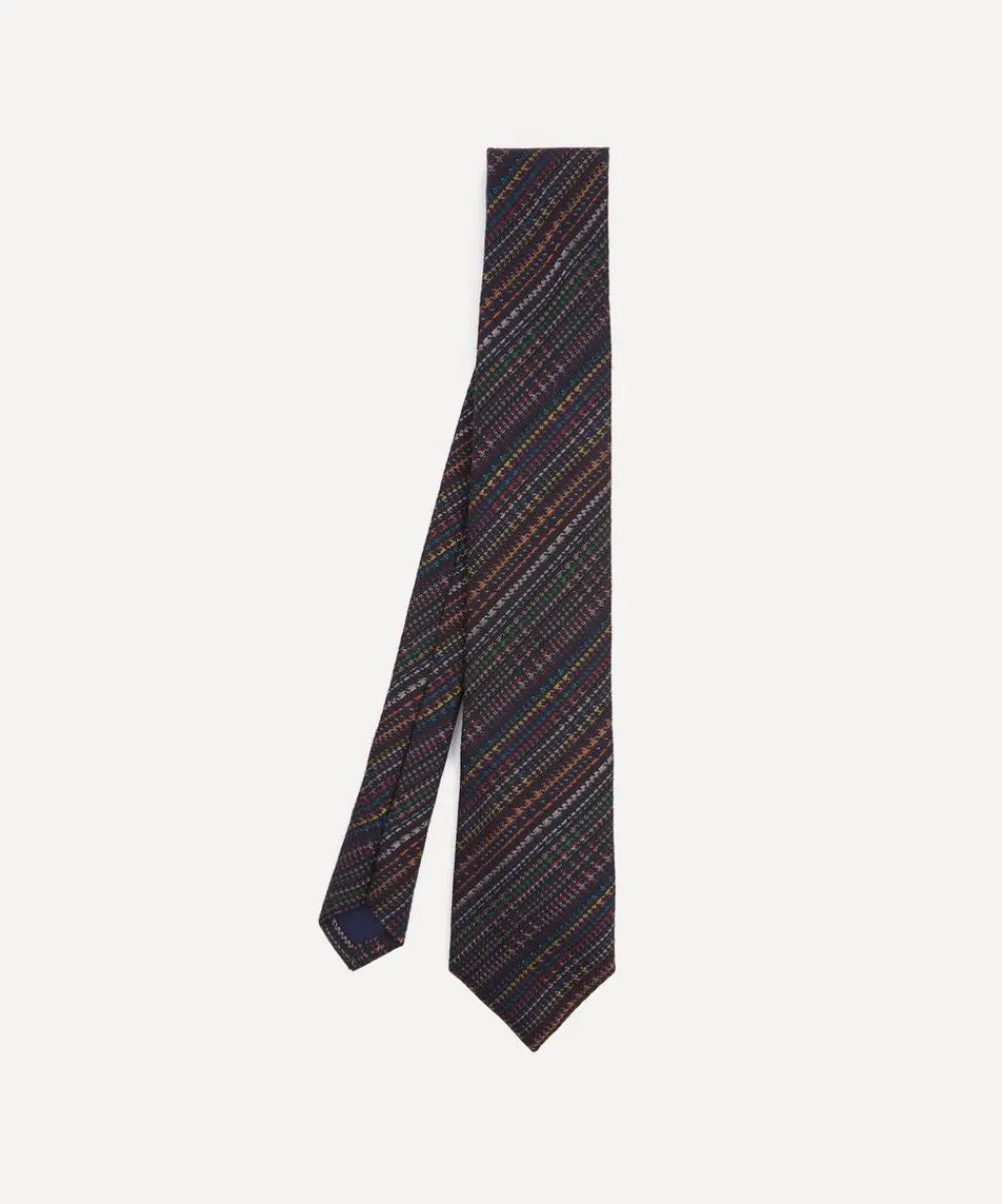 Paul Smith Ties^Signature Houndstooth Silk Tie