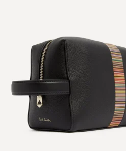 Paul Smith Bags^Signature Stripe Leather Wash Bag