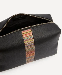 Paul Smith Bags^Signature Stripe Leather Wash Bag