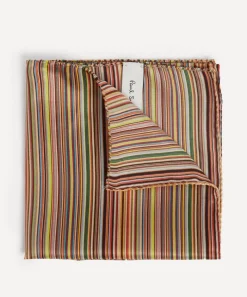 Paul Smith Pocket Squares^Signature Stripe Silk Pocket Square