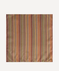 Paul Smith Pocket Squares^Signature Stripe Silk Pocket Square