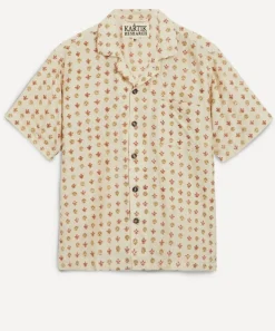 Kartik Research Shirts^Silk Camp Shirt