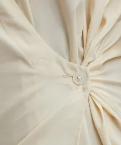 Lemaire Tops^Silk Straight Collar Twisted Shirt