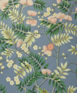 Liberty Interiors Wallpaper^Silk Tree in Flax Flower