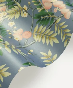 Liberty Interiors Wallpaper^Silk Tree in Flax Flower