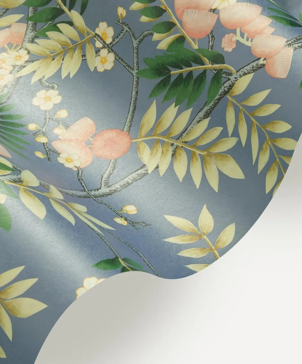 Liberty Interiors Wallpaper^Silk Tree in Flax Flower
