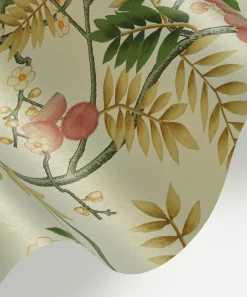 Liberty Interiors Wallpaper^Silk Tree in Lichen
