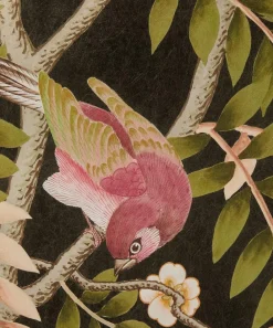 Liberty Interiors Wallpaper^Silk Tree in Red Lac
