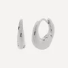 Monica Vinader Earrings^Silver Deia Huggie Hoop Earrings