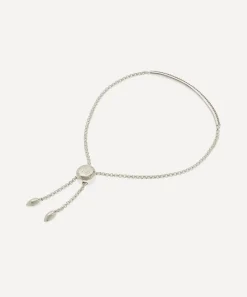 Monica Vinader Bracelets^Silver Fiji Mini Diamond Bar Bracelet