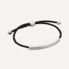 Monica Vinader Bracelets^Silver Linear Large Men's Friendship Bracelet