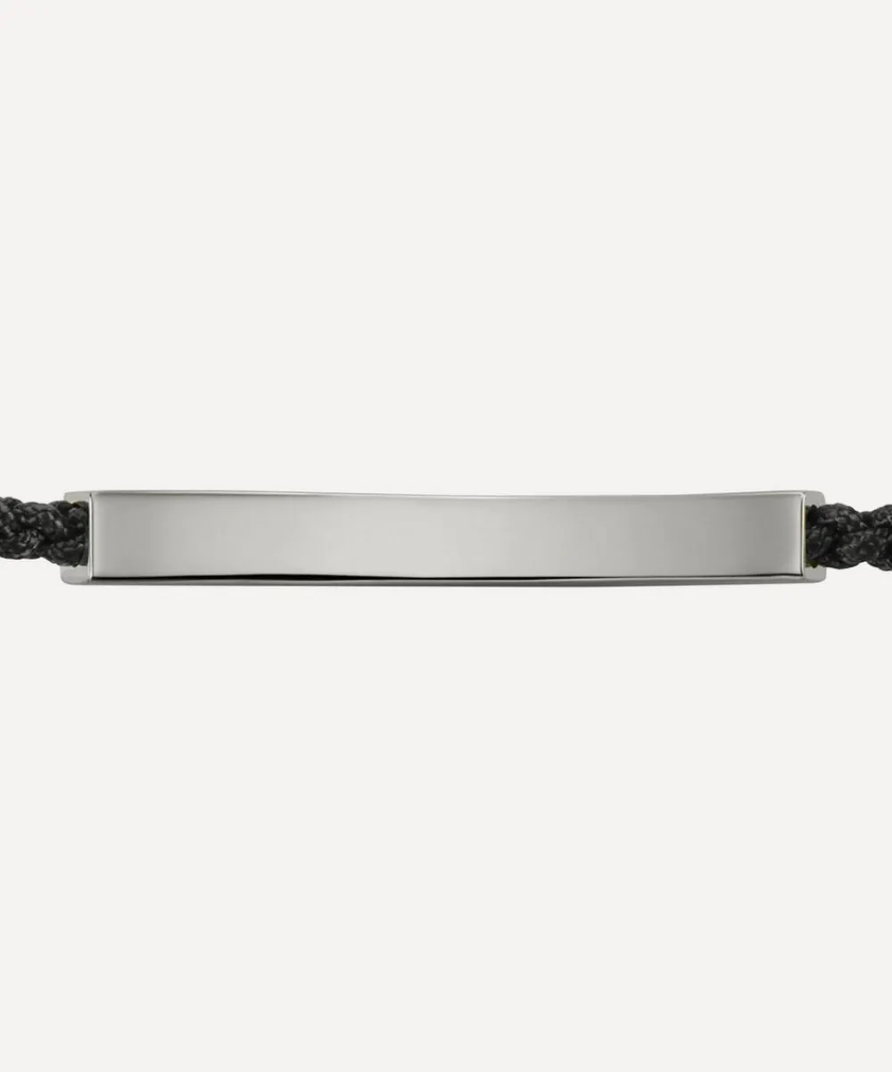 Monica Vinader Bracelets^Silver Linear Large Men's Friendship Bracelet