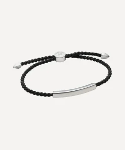 Monica Vinader Bracelets^Silver Linear Men’s Friendship Bracelet