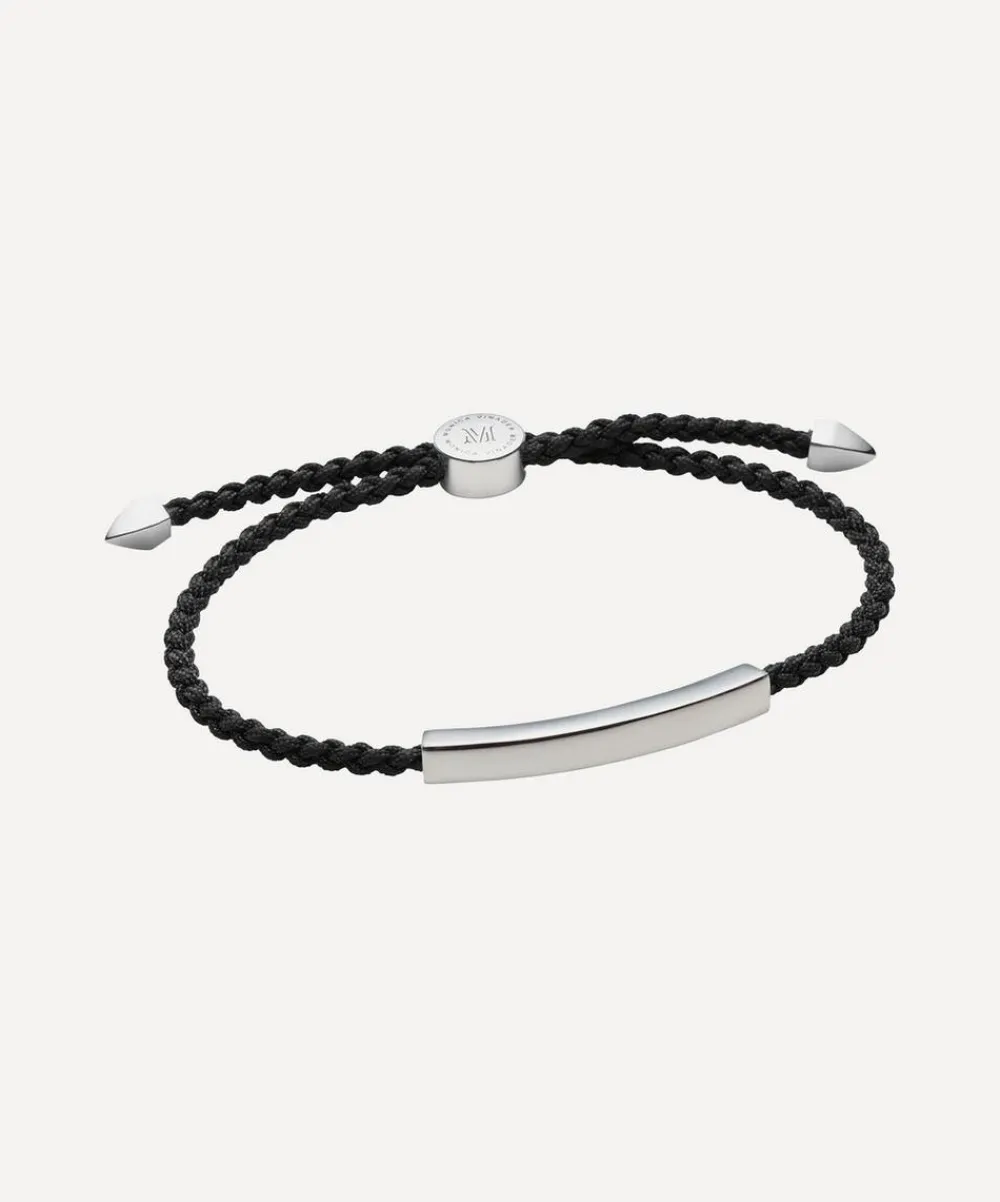 Monica Vinader Bracelets^Silver Linear Men’s Friendship Bracelet