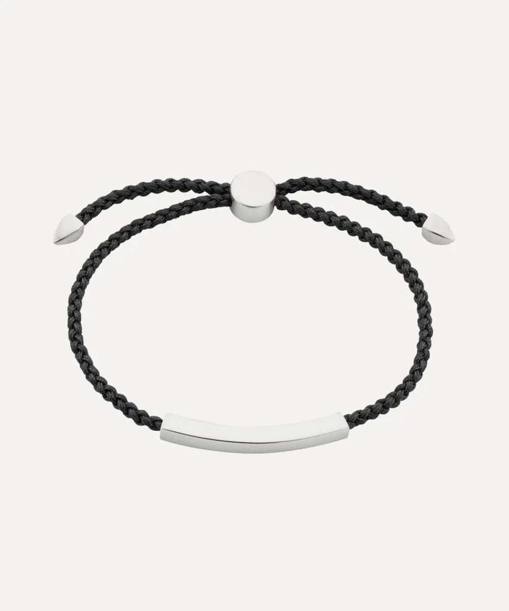 Monica Vinader Bracelets^Silver Linear Men’s Friendship Bracelet