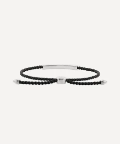 Monica Vinader Bracelets^Silver Linear Men’s Friendship Bracelet