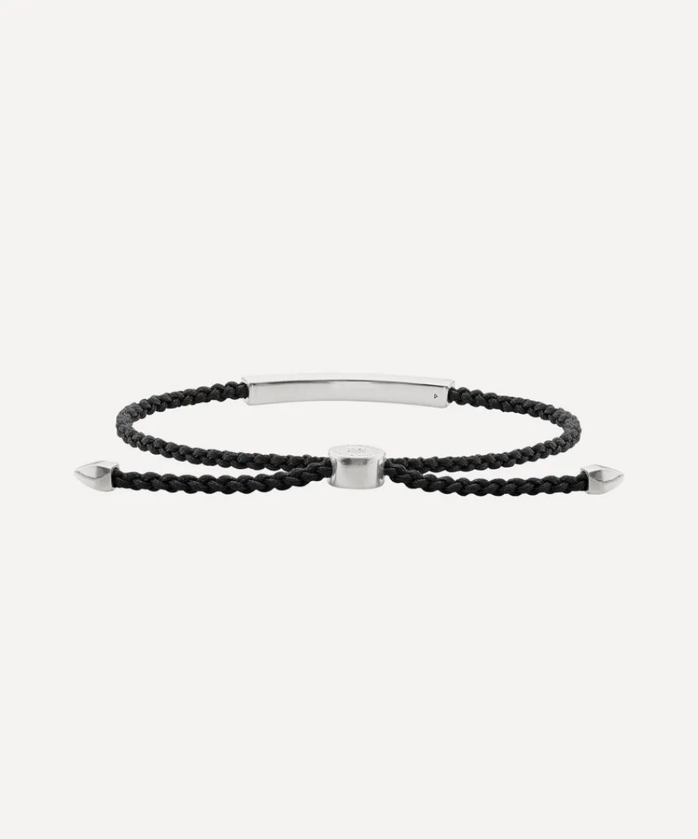 Monica Vinader Bracelets^Silver Linear Men’s Friendship Bracelet