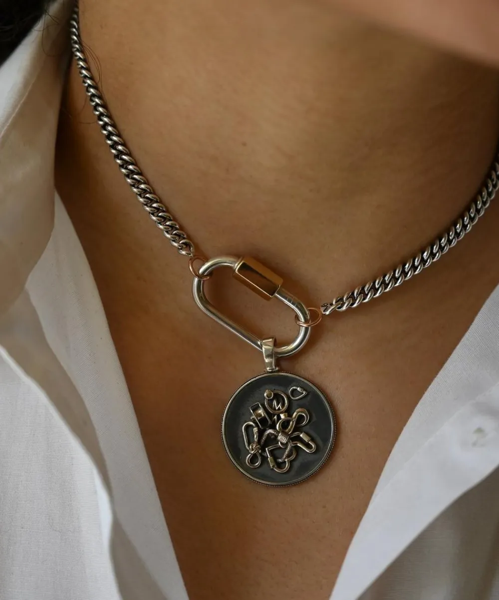 Marla Aaron Charms & Pendants|Charms & Pendants^Silver Lock Pile Charm Pendant 2024