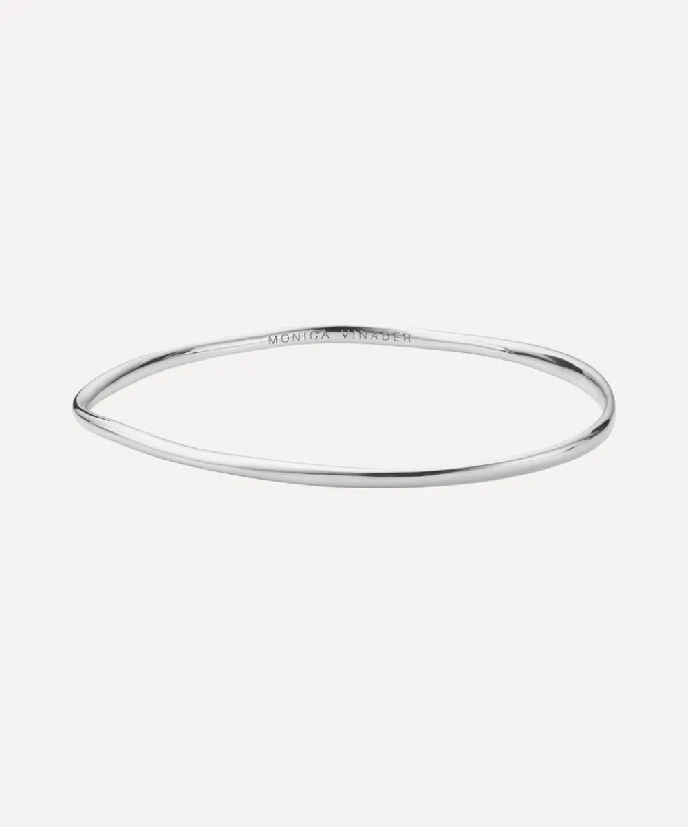 Monica Vinader Bracelets^Silver Nura Reef Small Bangle