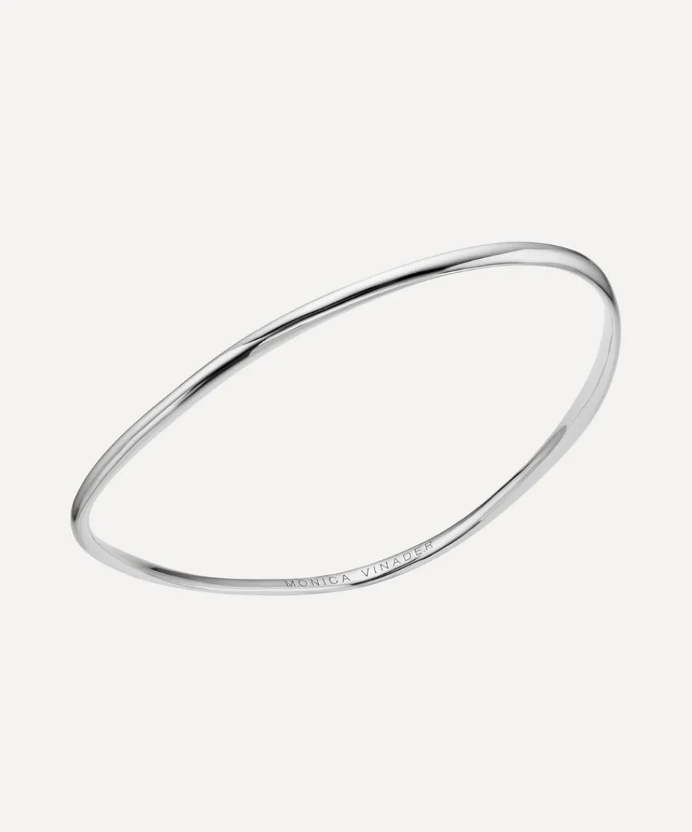 Monica Vinader Bracelets^Silver Nura Reef Small Bangle