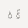 Dinny Hall Earrings^Silver Raindrop Double Link Drop Earrings