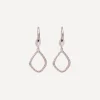 Monica Vinader Earrings^Silver Riva Diamond Kite Earrings