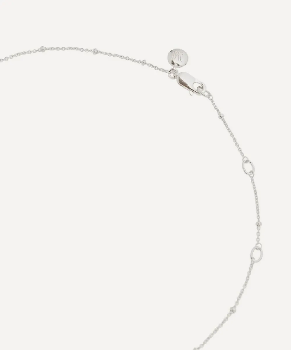 Monica Vinader Necklaces^Silver Short Fine Beaded Chain