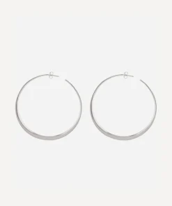 Dinny Hall Earrings^Silver Signature Large Hoop Earrings